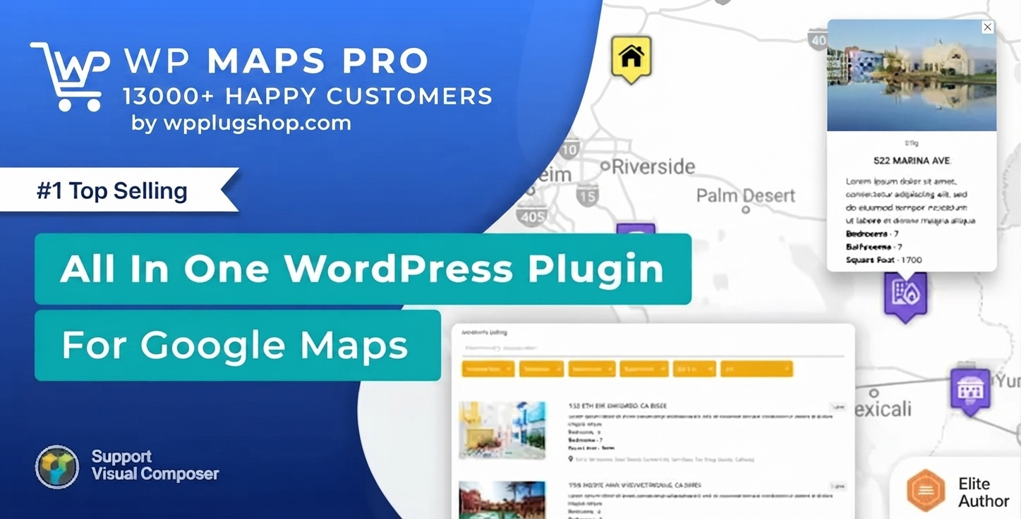 WP Maps Pro — Premium WordPress Google Maps & OpenStreetMap Toolkit