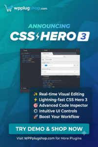 CSS Hero Pro Beta – Visual WordPress CSS Editor & Theme Customization Plugin