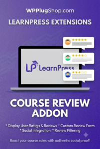 LearnPress Course Review Addon – Student Ratings & Reviews for WordPress LMS