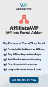 AffiliateWP Affiliate Portal Addon 1.5.0 – Modern Affiliate Dashboard & Full-Screen Portal UI for WordPress