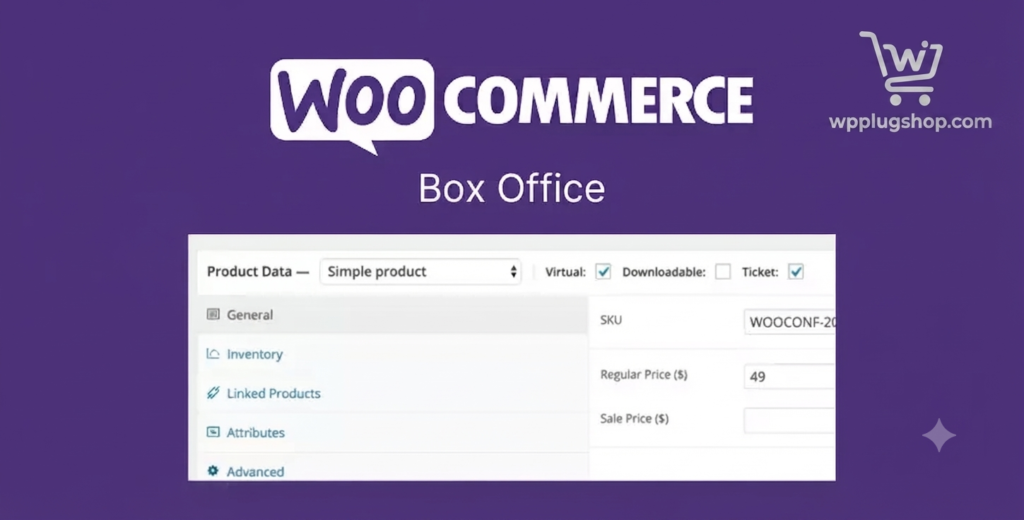 WooCommerce Box Office 1.3.9 – Event Ticketing Plugin for WooCommerce
