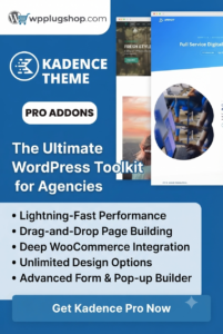 Kadence Theme Pro Addon 1.2.4 – Advanced WordPress Design & Layout Builder Plugin