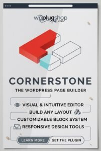 Cornerstone: The Professional WordPress Page Builder & Visual Editor