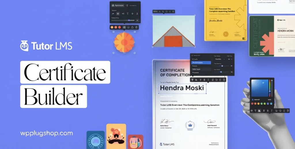 Tutor LMS Pro Certificate Builder – Custom Course Completion Certificate Add-on for WordPress