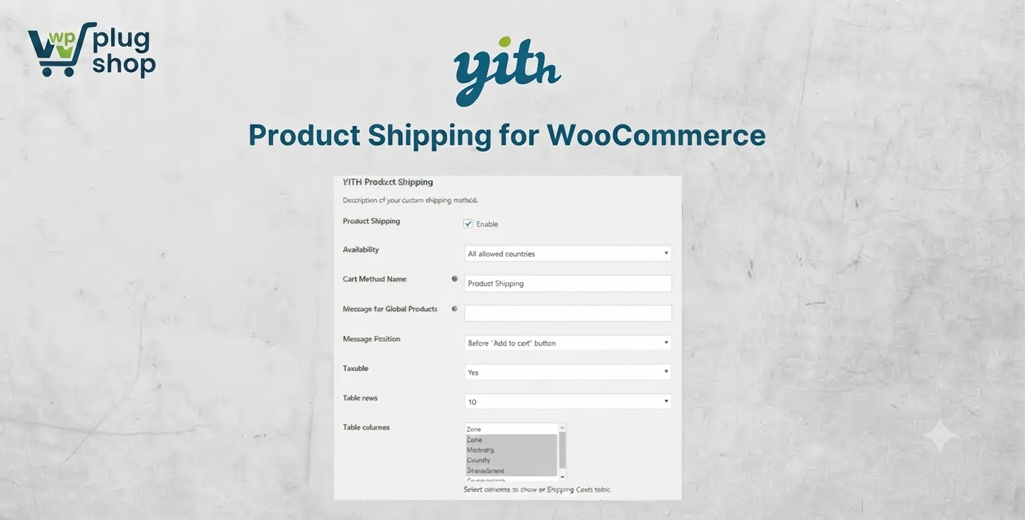 YITH Product Shipping for WooCommerce Premium 1.31.1 – Advanced Product Shipping Rules Plugin