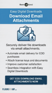 EDD Download Email Attachments 1.1.2 | Email Delivery Plugin