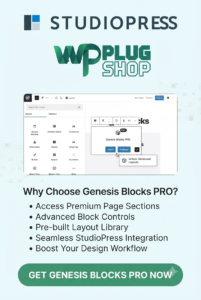 Genesis Blocks Pro – Premium Gutenberg Page Builder for WordPress