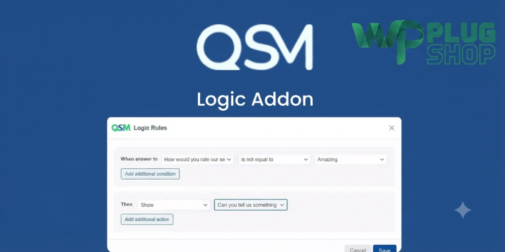 QSM Logic Addon – Conditional Logic for Quiz and Survey Master