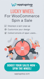 WooCommerce Lucky Wheel – Spin to Win 1.3.11 – Gamified Coupon & Email Capture Plugin