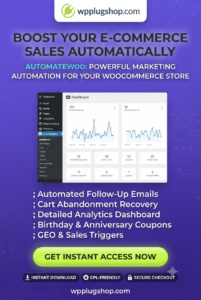 AutomateWoo – Marketing Automation, Abandoned Cart Recovery & Email Workflows for WooCommerce