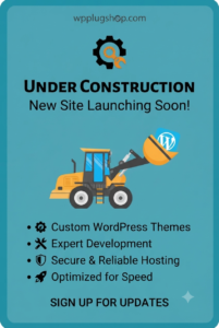 UnderConstructionPage PRO – WordPress Maintenance Mode & Coming Soon Page Builder