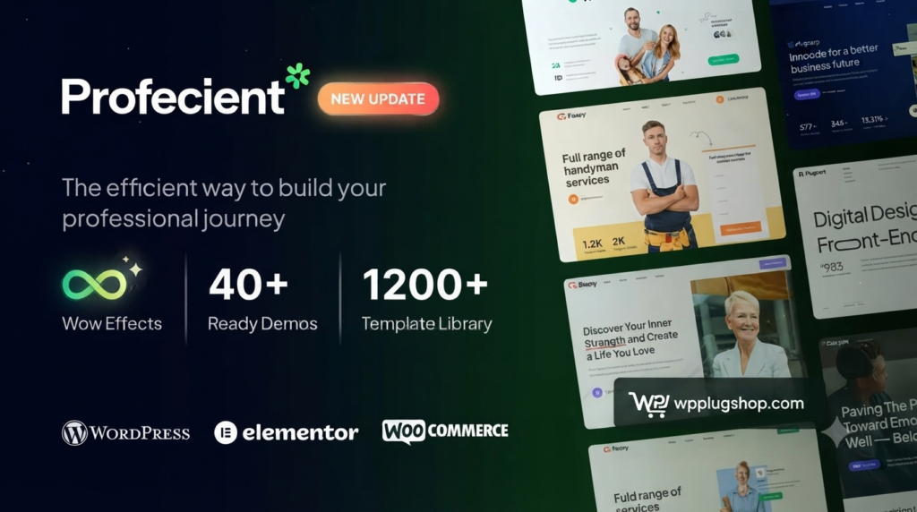 Profecient Multipurpose Elementor Business & WooCommerce WordPress Theme