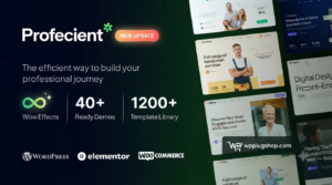 Profecient Multipurpose Elementor Business & WooCommerce WordPress Theme