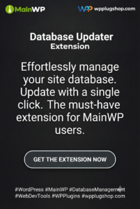 MainWP Database Updater Extension