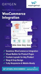 Oxygen WooCommerce Integration – Complete WooCommerce Store Builder for Oxygen
