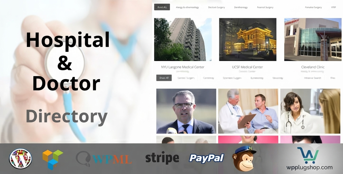 Hospital & Doctor Directory 1.3.6 – WordPress Medical Directory Plugin