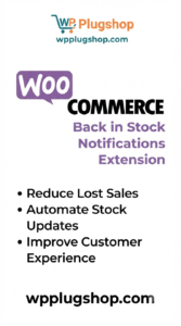 WooCommerce Back In Stock Notifications - Waitlist & Alert Recovery Plugin