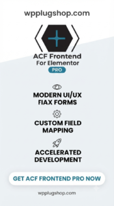 ACF Frontend Pro For Elementor 3.28.37 – Frontend Form Builder Plugin
