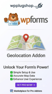 WPForms Geolocation Addon – Advanced Location, Address Autocomplete & Interactive Maps for WordPress