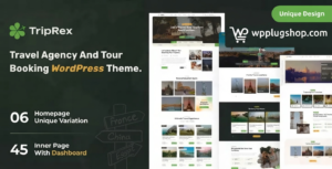 Triprex – Travel Agency and Tour Booking WordPress Theme