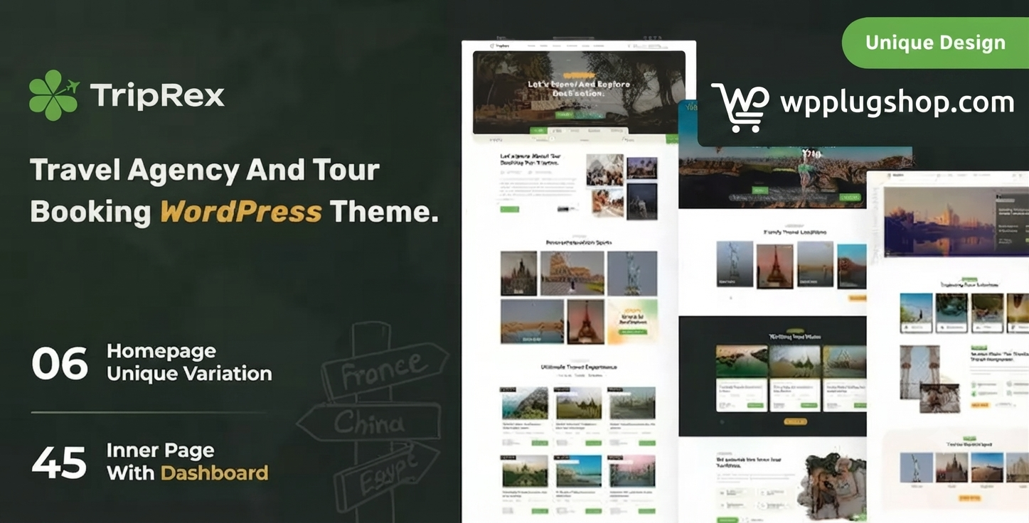 Triprex – Travel Agency and Tour Booking WordPress Theme