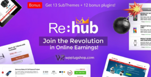 REHub – Price Comparison & Multi Vendor Marketplace WordPress Theme