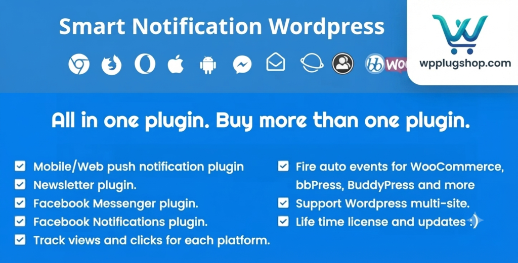 Smart Notification 10.3 – Web & Mobile Push Notification WordPress Plugin