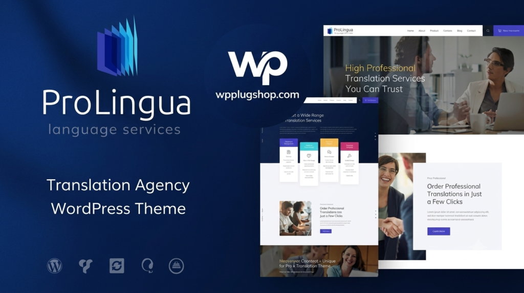 ProLingua – Translation Bureau & Interpreting Services WordPress Theme