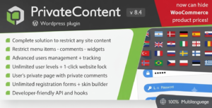 PrivateContent – Multilevel Content Plugin | Advanced WordPress Membership & Content Restriction