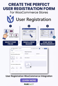 User Registration WooCommerce Integration – Custom Registration Forms & WooCommerce Account Sync