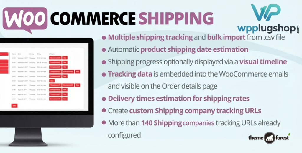 WooCommerce Shipment Tracking Extension – Order Tracking & Shipping Management Plugin