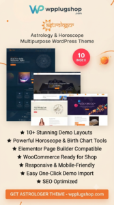 Horoscope and Astrology Theme WordPress Theme with AI Content Generator 2.4 | Elementor & WooCommerce Ready
