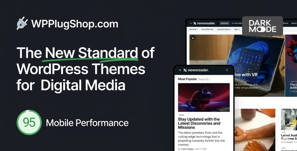 Newsreader – Revolutionary WordPress Theme for Digital Media