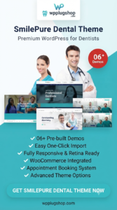 SmilePure Theme 1.8.9 – Dental & Medical Care WordPress Theme