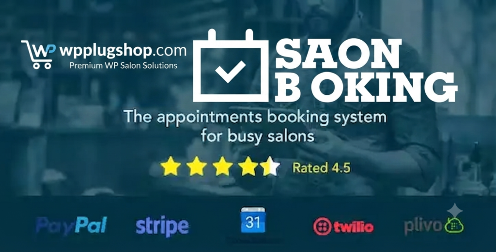 ✅ Salon Booking WordPress Plugin – Online Appointment Scheduling System