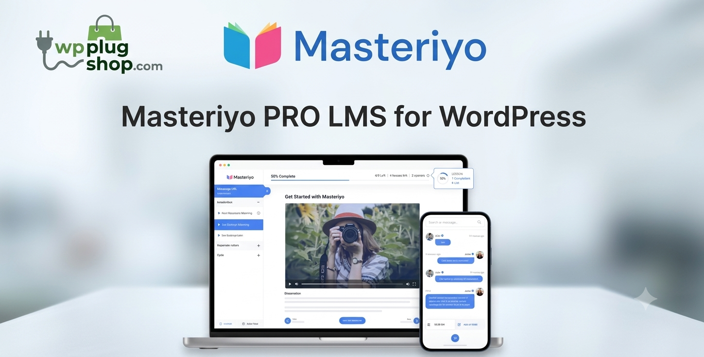 Masteriyo Pro LMS for WordPress – Online Course Builder & eLearning Platform Plugin