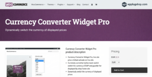 WooCommerce Currency Converter Widget Pro – Live Multi-Currency Display for WooCommerce