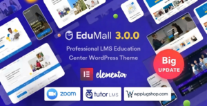 EduMall Theme – Professional LMS & Education Center WordPress Theme
