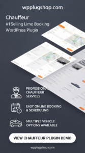 Chauffeur Taxi Booking System for WordPress 9.4 – Online Taxi & Chauffeur Booking Plugin