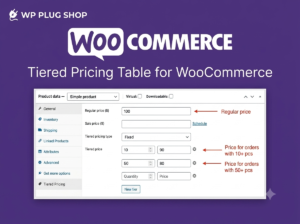 Tiered Pricing Table for WooCommerce – Quantity Discounts, Bulk Pricing & Dynamic Pricing Plugin