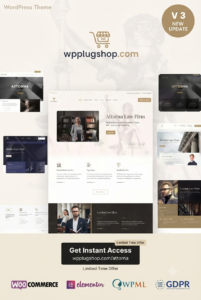 Attorney Theme – Lawyer & Law Firm WordPress Theme for Legal Websites