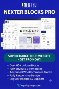 Nexter Blocks Pro 4.7.8 – Advanced Gutenberg Blocks Plugin for WordPress