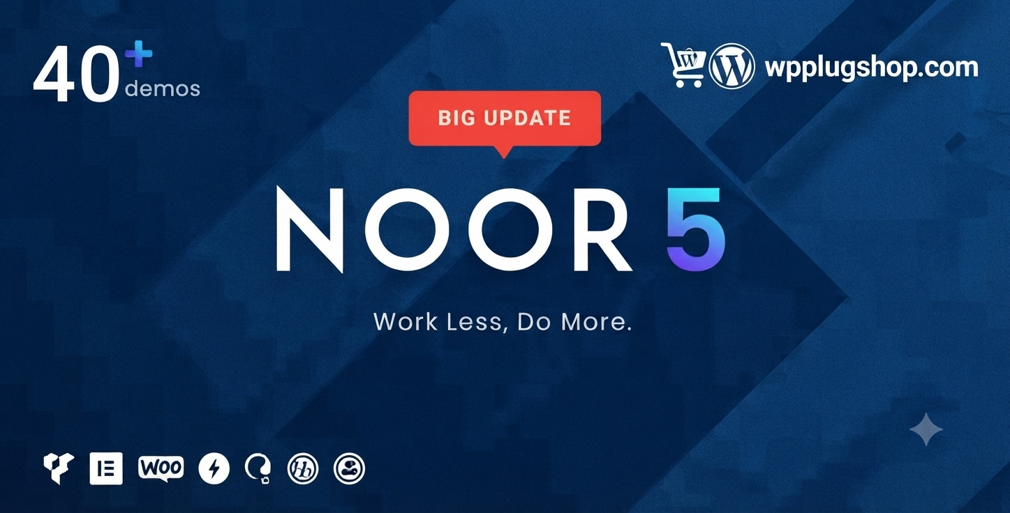 Noor – Minimal Multi-Purpose WordPress Theme with AMP & RTL
