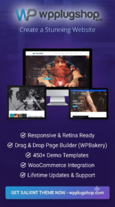 Salient Theme 18.2.1 – Creative Multipurpose & WooCommerce WordPress Theme