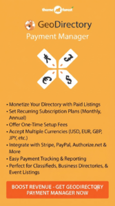 GeoDirectory Payment Manager Addon 2.7.23 – Paid Listings & Directory Monetization Plugin