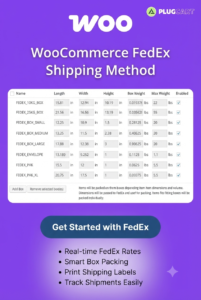 WooCommerce FedEx Shipping Method 4.6.0 – Live FedEx Shipping Rates Plugin
