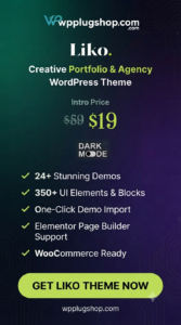 Liko Theme 1.0.2 – Creative Agency & Portfolio WordPress Theme