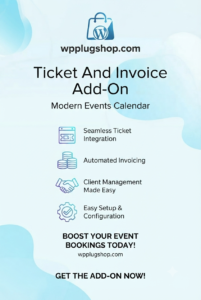 MEC Ticket and Invoice Addon for Modern Events Calendar