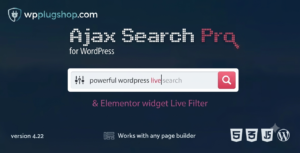 Ajax Search Pro – Live WordPress Search & Filter Plugin for WooCommerce