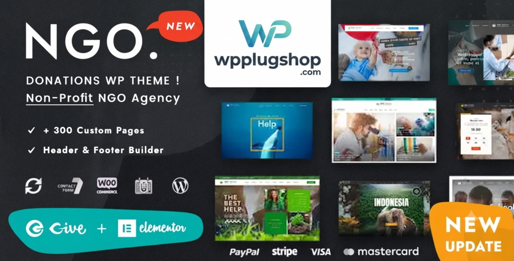 NGO Theme 2.0 – Charity Donation, Fundraising & Non-Profit WordPress Theme